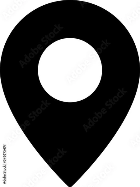 Fototapeta pin location icon