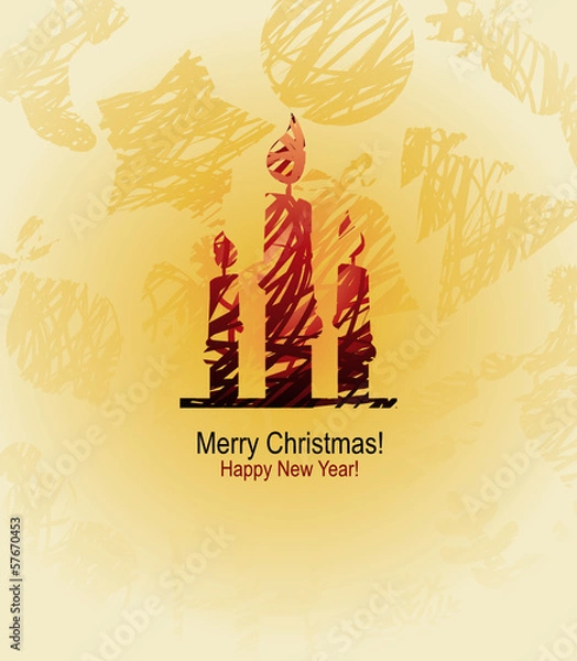Fototapeta vector christmas design