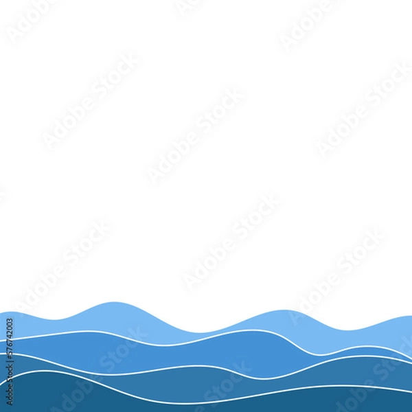 Obraz Sea Waves Footer