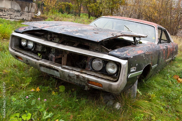 Obraz Old rusty car