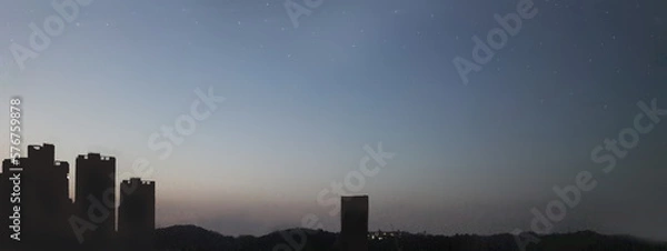 Fototapeta dusty sky