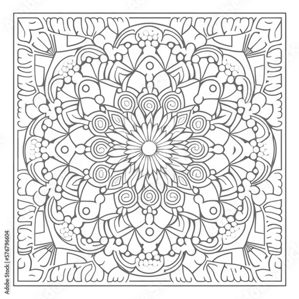 Obraz Mandala vektor illustrations 