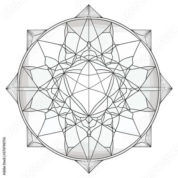 Obraz Mandala vektor illustrations 