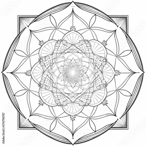 Obraz Mandala vektor illustrations 