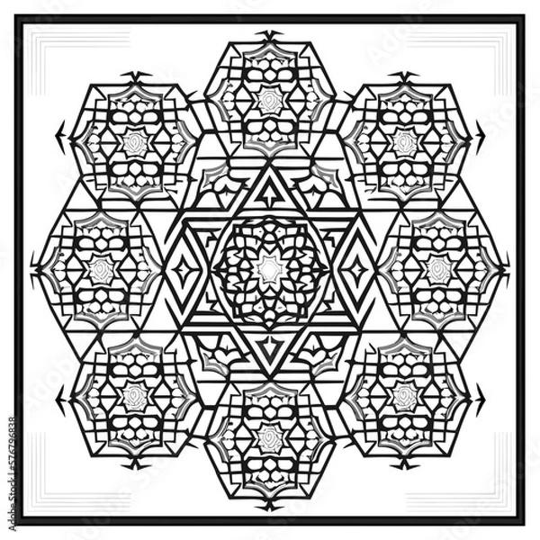 Obraz Mandala vektor illustrations 