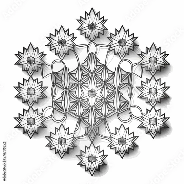 Obraz Mandala vektor illustrations 