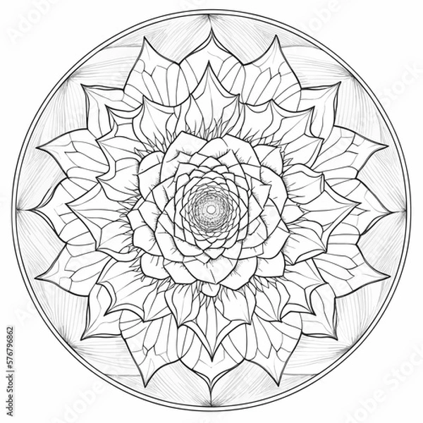 Obraz Mandala vektor illustrations 