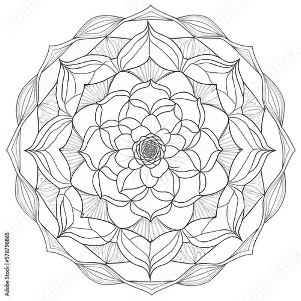 Obraz Mandala vektor illustrations 