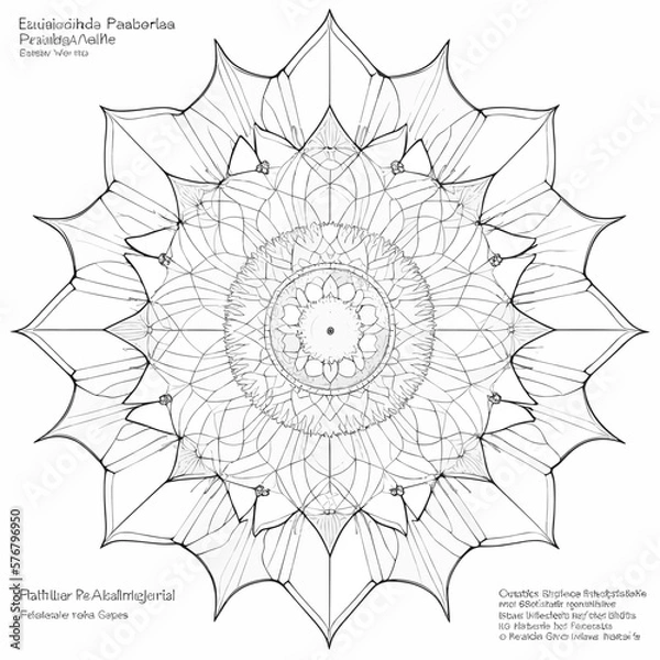 Obraz Mandala vektor illustrations 
