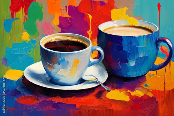 Obraz More coffee for the two of us