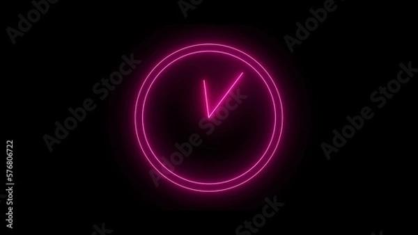 Fototapeta abstract beautiful clock illustration background 