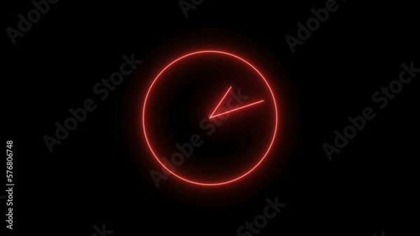 Fototapeta abstract beautiful clock illustration background 