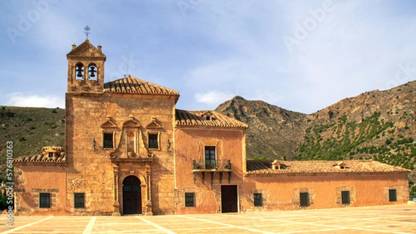Fototapeta View on Monastery in Albox, Andalucia Spain. .