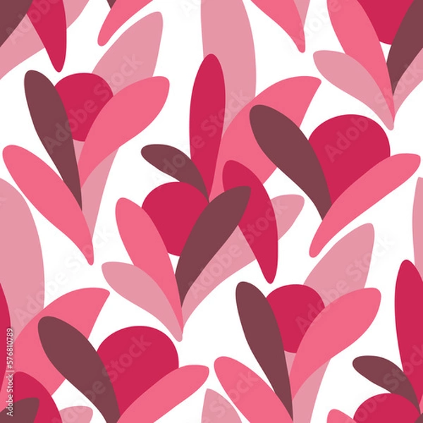 Fototapeta Abstract floral seamless pattern