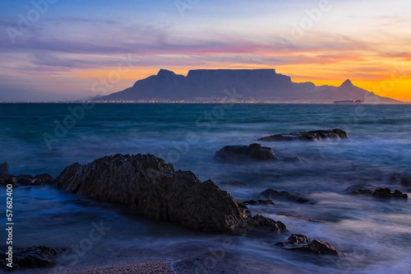 Fototapeta Table Mountain sunset