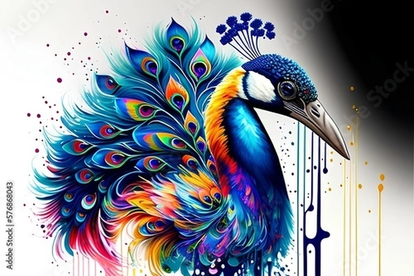 Obraz Peacock Painting 