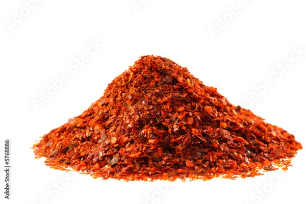 Fototapeta heap of Aleppo Flakes red chilies pepper