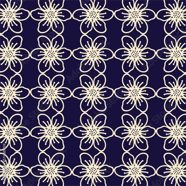 Fototapeta Floral pattern vector image