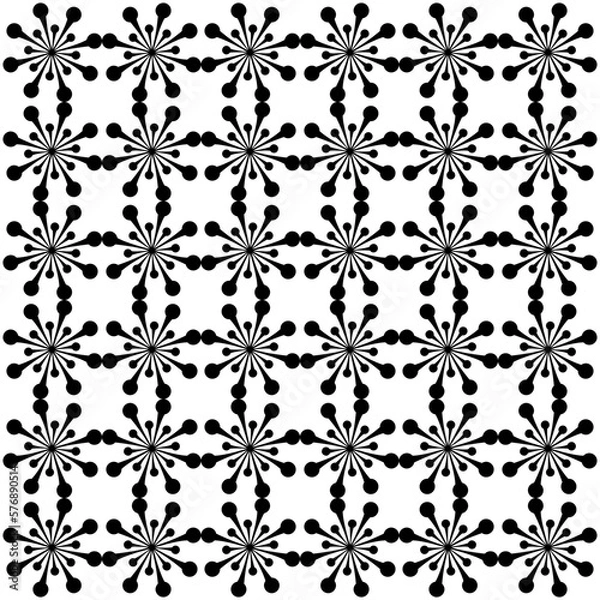 Fototapeta Floral pattern vector image