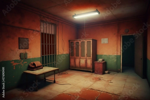 Obraz interrogation room investigation jail