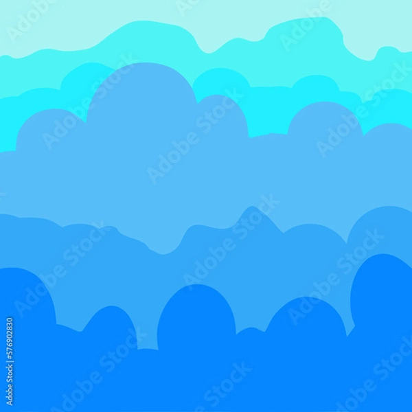 Fototapeta blue sky with clouds