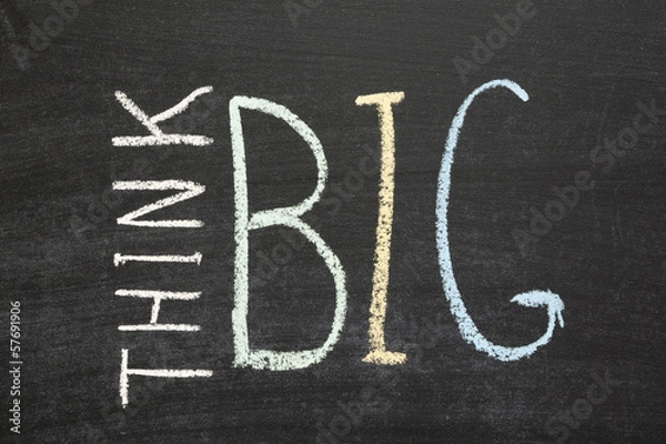Fototapeta think big