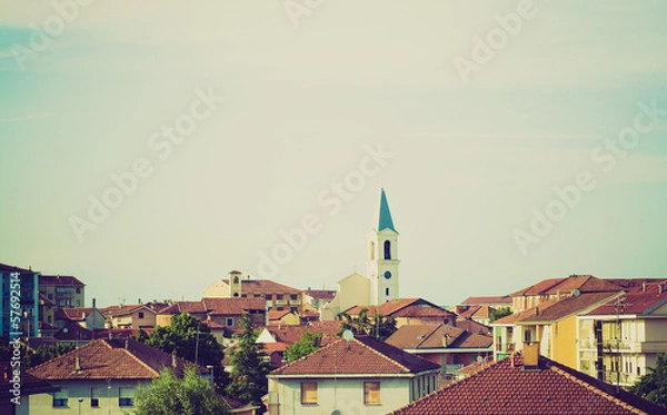 Obraz Settimo Torinese retro looking