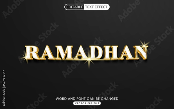 Obraz Ramadhan text effect