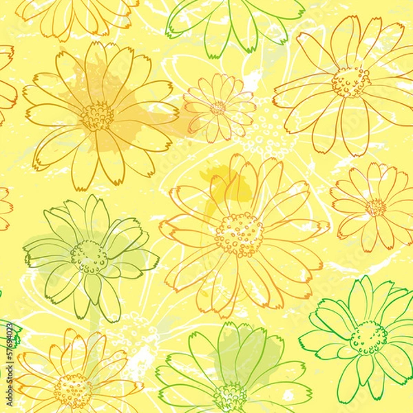 Obraz Calendula Pattern.