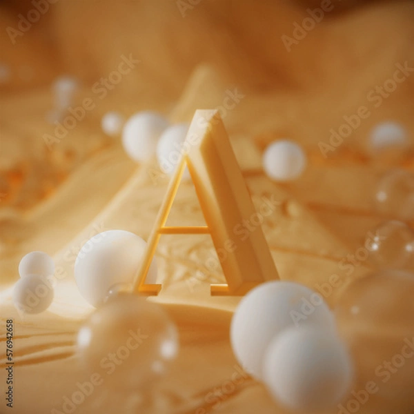 Fototapeta White and yellow abstract texture. Vector 3d art style background can be used in cover design, book design, poster, CD cover, flyer, website background for advertisement, broadcasting, presentation.	
