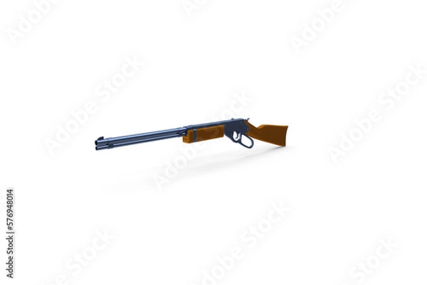 Fototapeta pistol with a gun