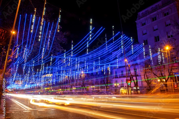 Fototapeta Madrid Navidad