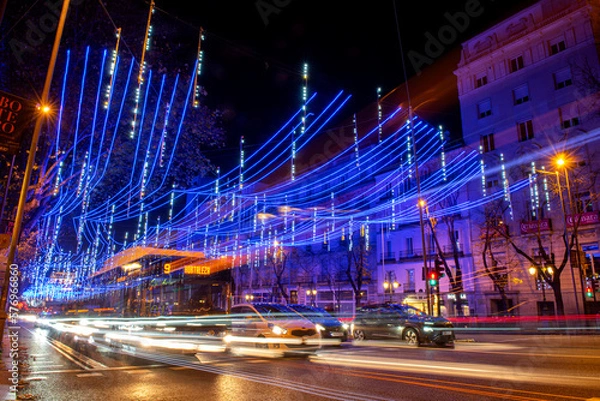 Fototapeta Madrid navidad