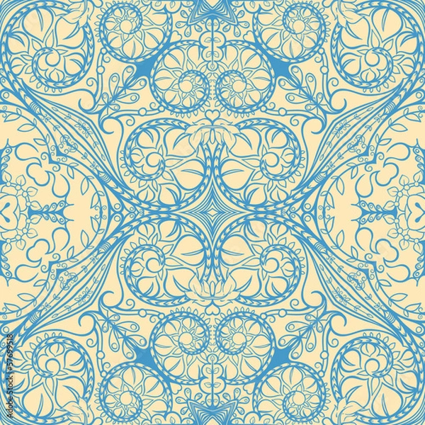 Fototapeta blue leaves