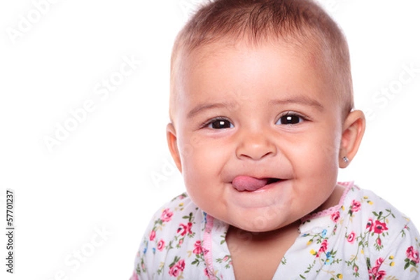 Fototapeta baby smiling