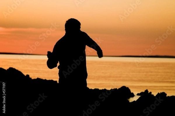 Fototapeta shadow man