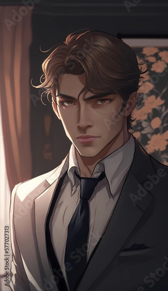 Obraz Mature man, AI Generated