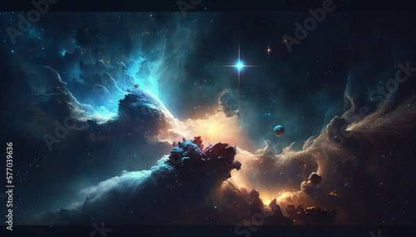 Fototapeta Space background