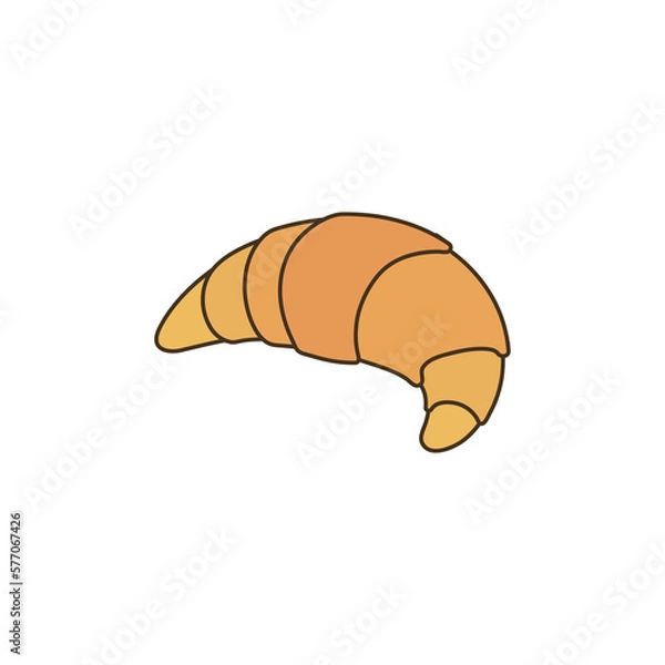 Fototapeta Bread PNG image icon with transparent background