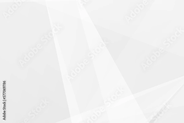 Fototapeta Abstract white and grey on light silver background modern design. Vector illustration EPS 10.
