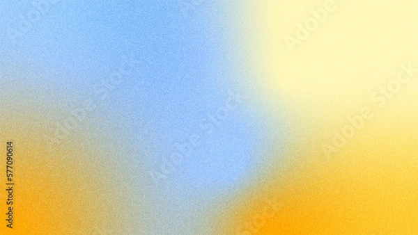 Fototapeta Abstract color pastel gradient blurred background. Summer banner. Digital Grain Noise Texture overlay. Lo-fi multicolor vintage retro design. Vibrant Texture Wallpaper.