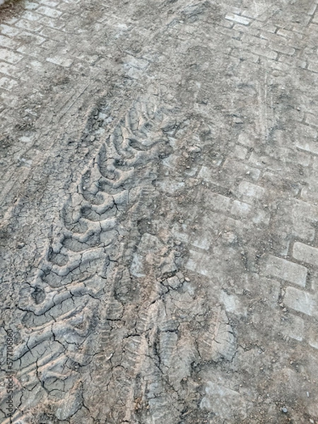 Obraz Dirty road for Creative Ideas