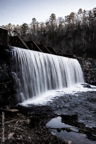 Fototapeta waterfall in autumn