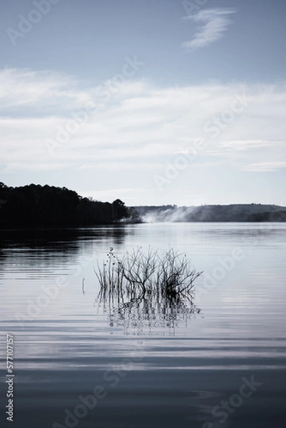 Obraz sunset over the lake