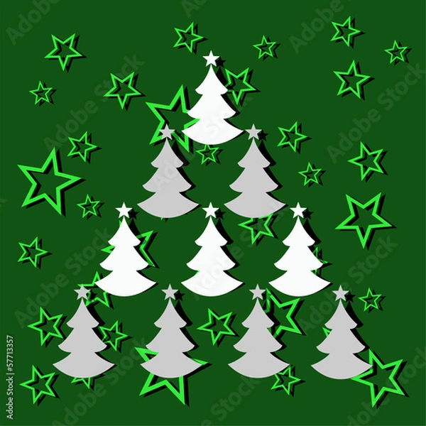 Fototapeta Christmas tree