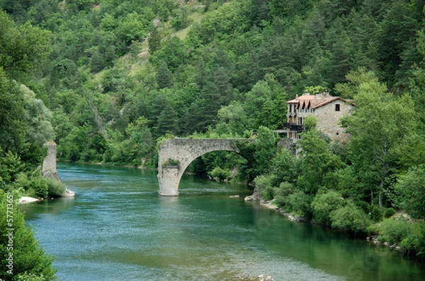 Obraz Wąwozy Tarn - Zepsuty most