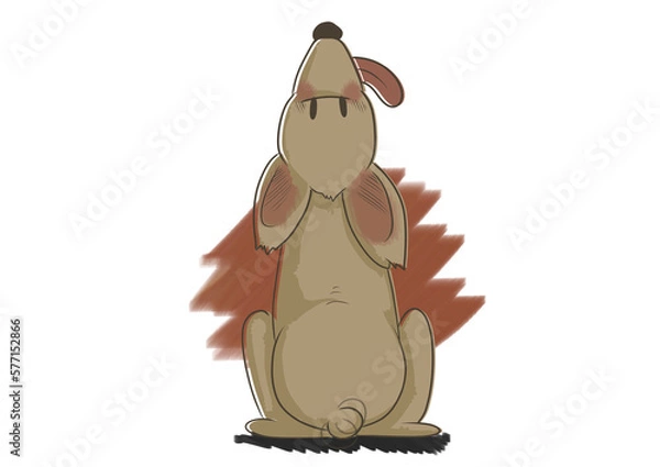 Fototapeta Dog Cartoon