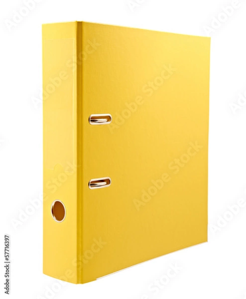 Fototapeta Office folder isolated on white background