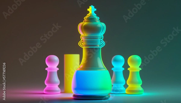 Obraz chess pieces
