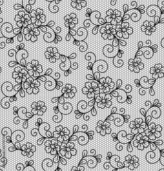 Fototapeta Seamless lace pattern